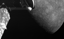 BepiColombo flying by Mercury