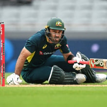  Glenn Maxwell of Australia on the pitch