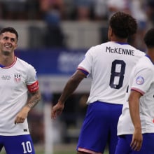 Christian Pulisic of United States celebrates