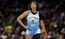 Angel Reese #5 of the Chicago Sky
