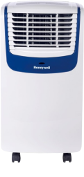 a honeywell portable air conditioner unit on a white background