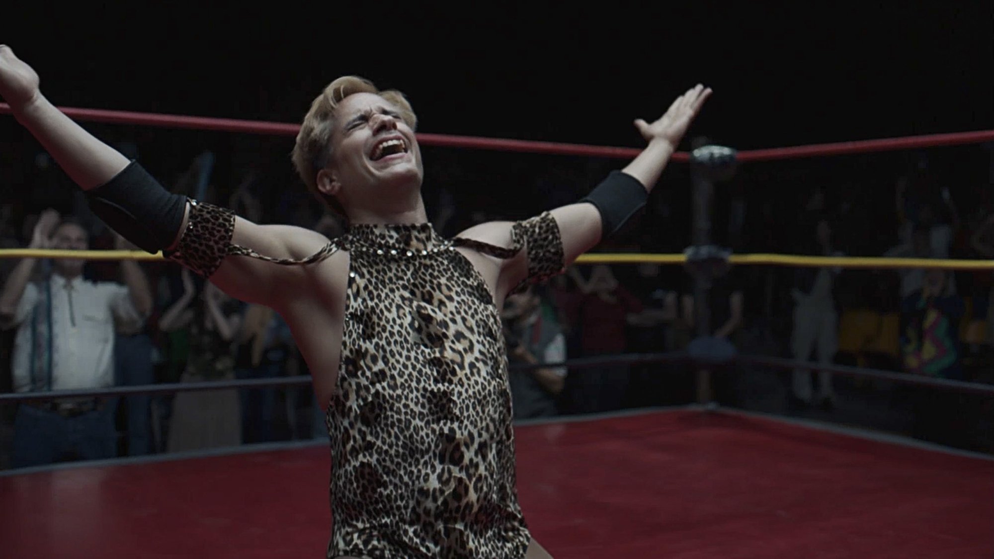 Gael García Bernal as a wrestler in "Cassandro." 