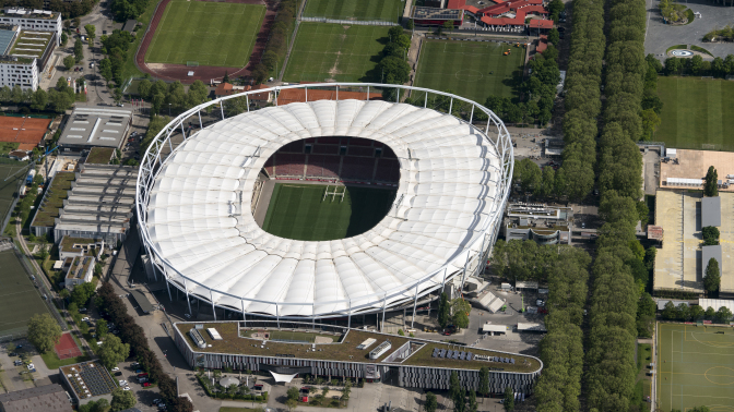 Mercedes Benz Stadium of Bundesliga football club VFB Stuttgart