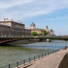 General view of the Seine River