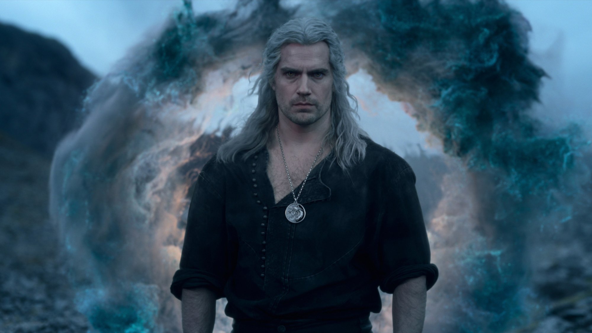 Henry Cavill in "Witcher."