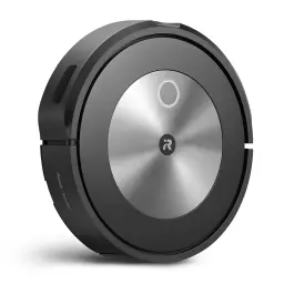 Roomba j7 robot vacuum sitting upright