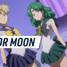 Sailor Moon characters with "Watch of the Week" logo in the corner