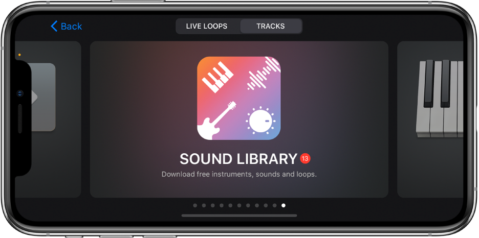 Sound Library in the Sound browser