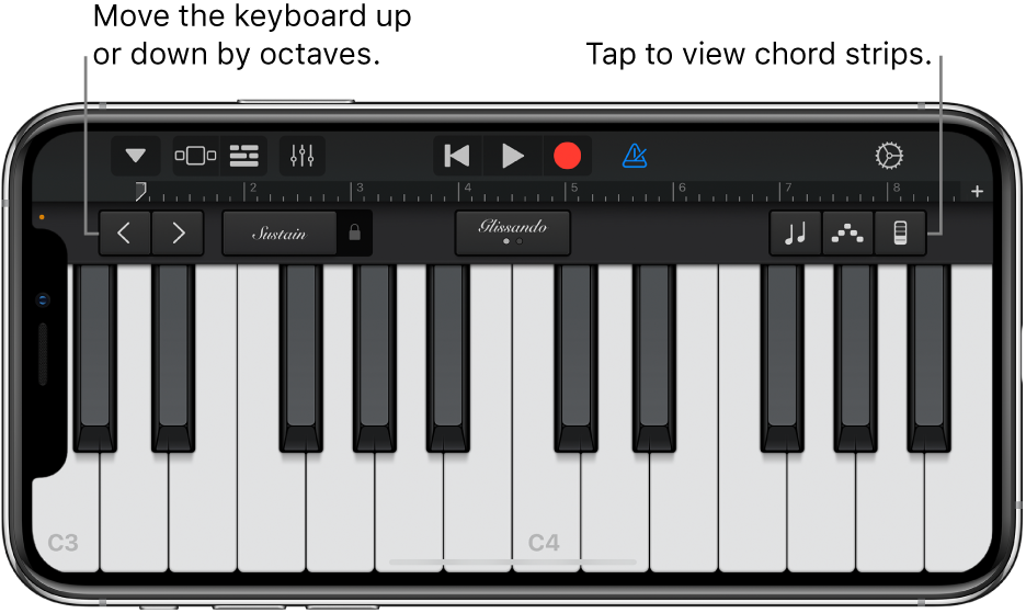 Keyboard Touch Instrument