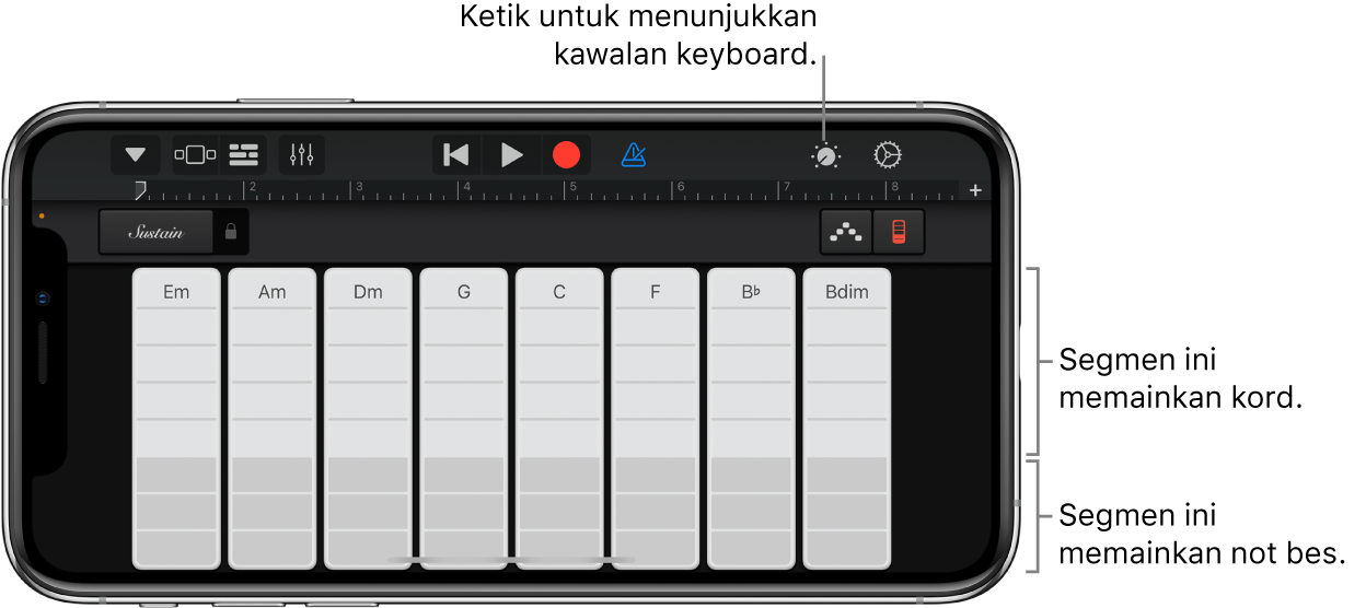 Jalur kord keyboard