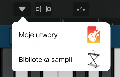 Otwórz bibliotekę sampli.