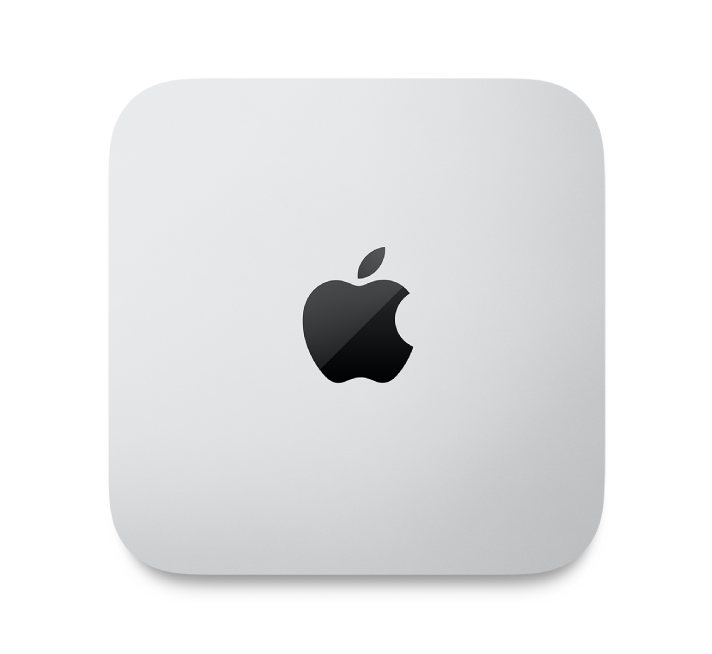 มุมมองด้านบนของ Mac mini