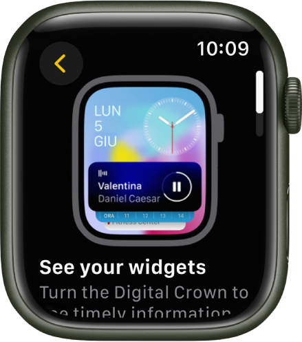 L’app Suggerimenti che mostra un suggerimento per Apple Watch.