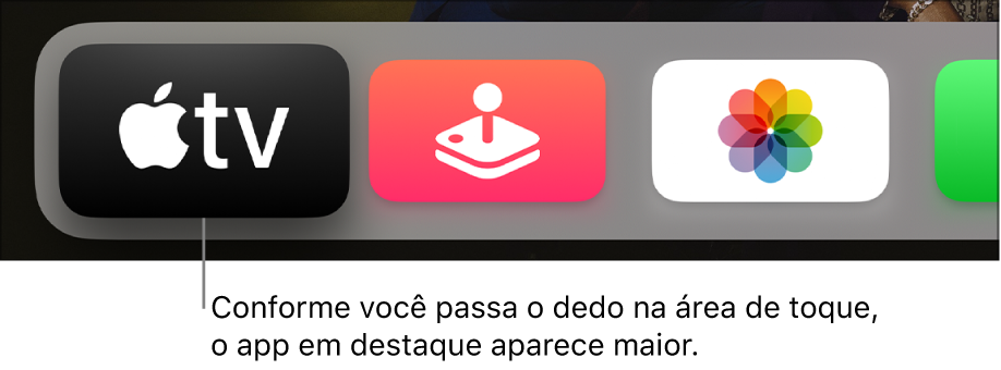 App selecionado na Tela de Início