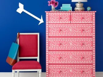 paint dresser with stencils