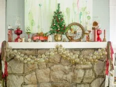 Tinsel Ornament Garland