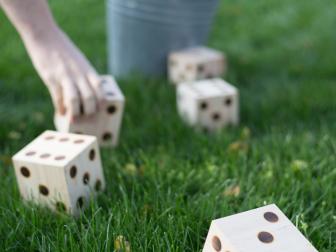 Yard Yahtzee With Giant Dice 