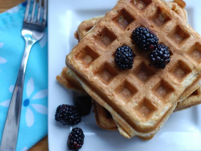 Yogurt and Flaxseed Waffles