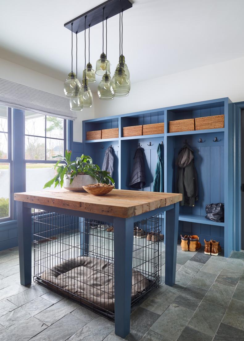 Blue Mudroom