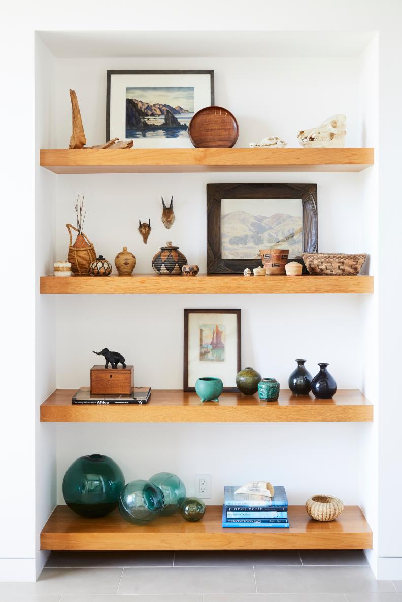 Entryway Shelves