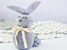 Gray Sock Bunny