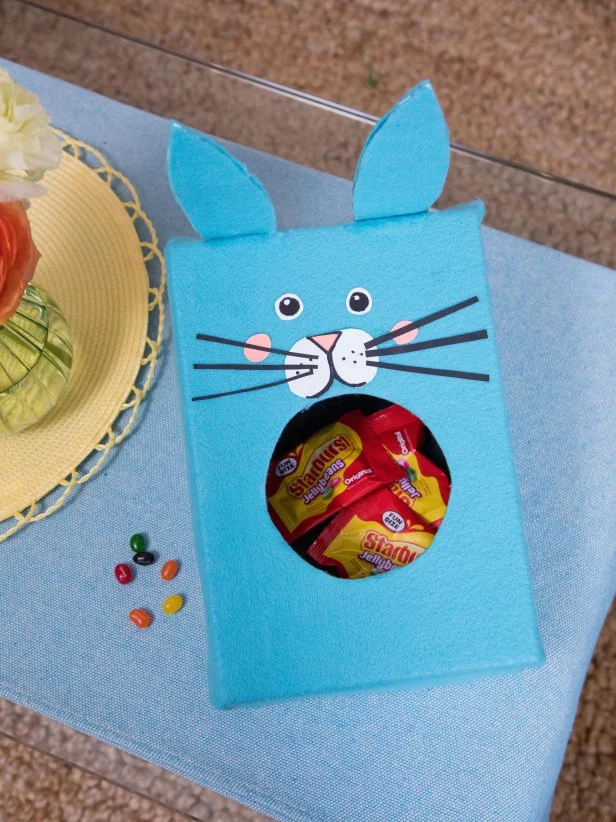 Easter Bean Bag Toss Game Made From a Shoe Box