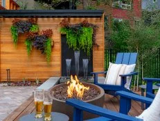 Deck and Cedar Wall