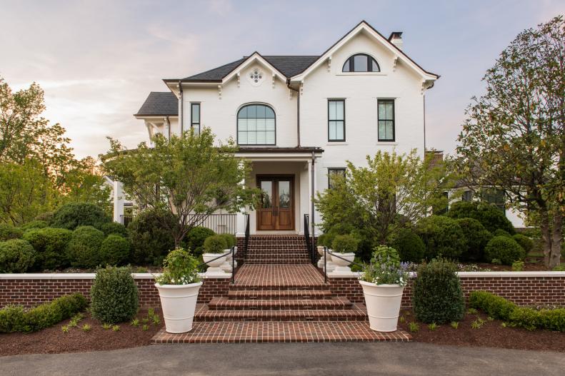 White Home Exterior