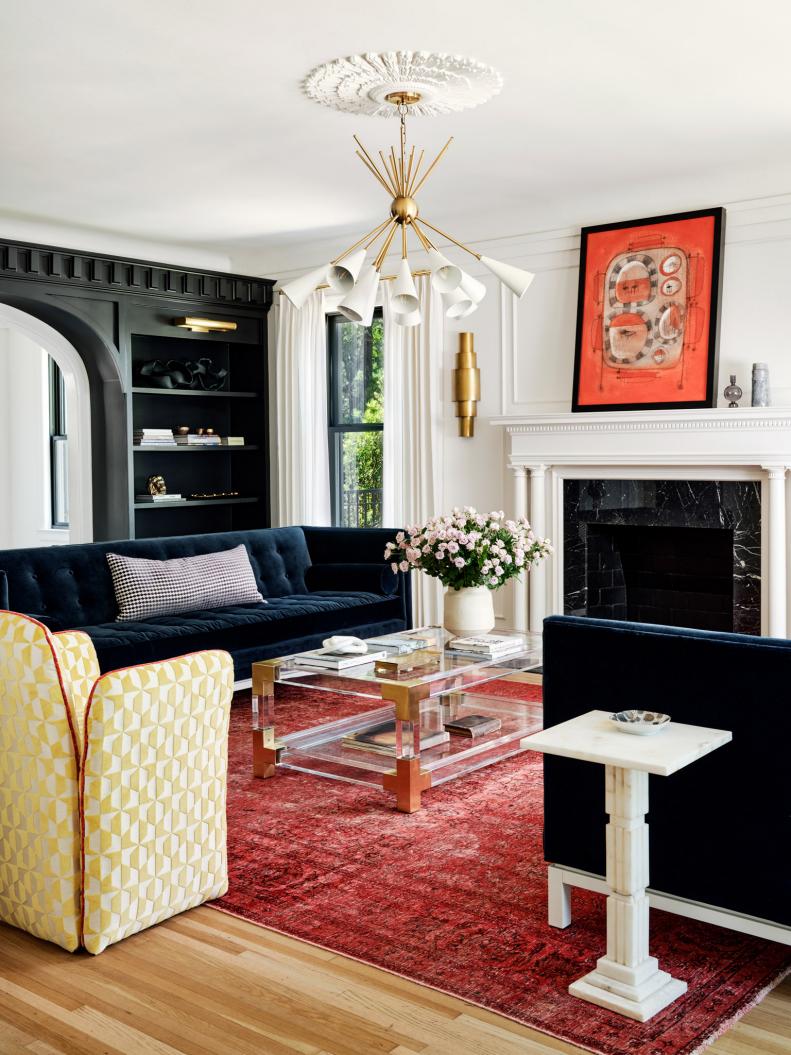 Black and White Living Room