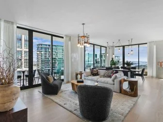 Living Room and Dining Room