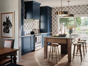 Tranquil Blue Kitchen