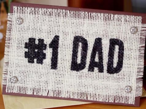 Rustic Father's Day Card