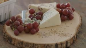 DIY Wood-Burned Cheese Board