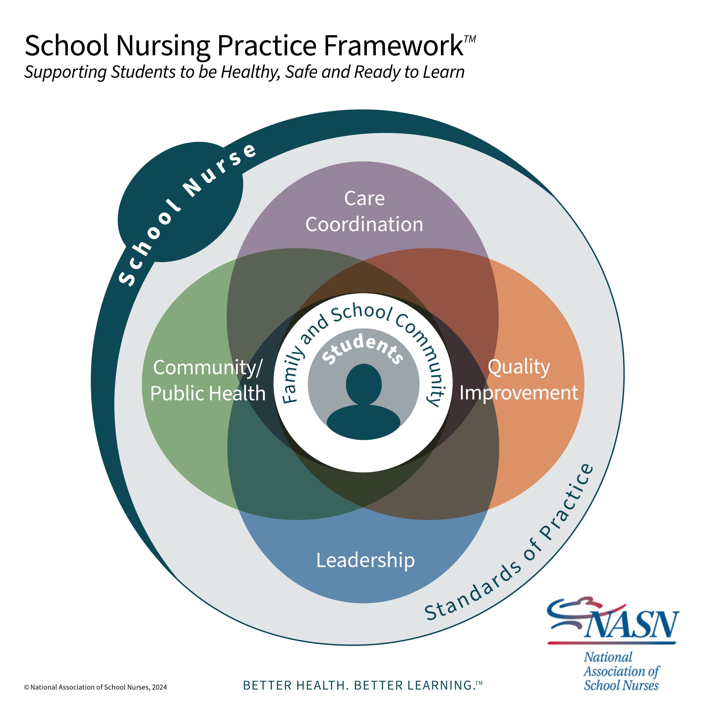 NASN School Nursing Practice Framework Image