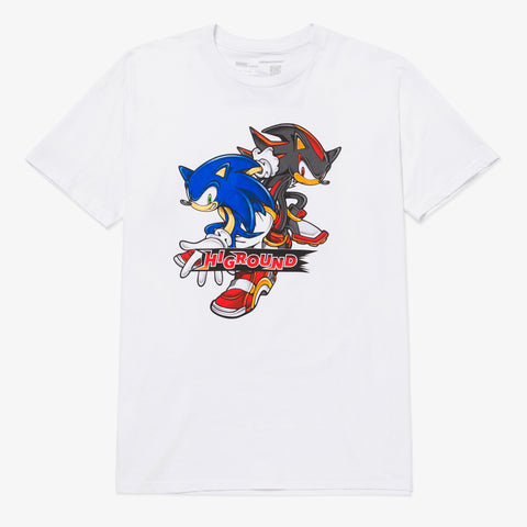 Sonic x Higround Adventure Tee front detail