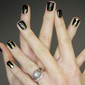 Baileys-inspired nail art