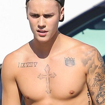 Justin Bieber topless