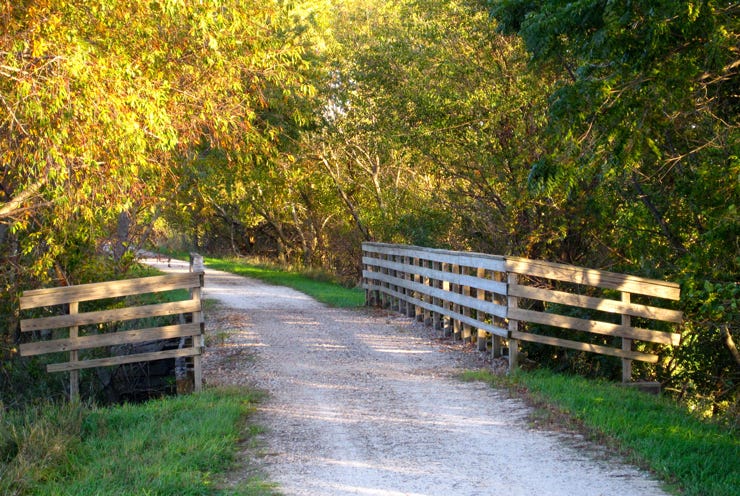 wabash trace trail long bike trails