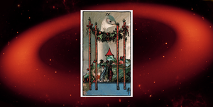 four of wands tarot card