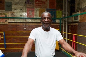 a man in a white shirt