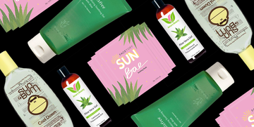 best aloe vera gel collage