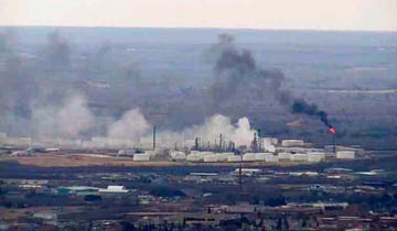 Pollution, Atmospheric phenomenon, Haze, Smoke, Explosion, Power station, Dust, Aerial photography, City, 