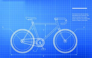 A bike schematic.