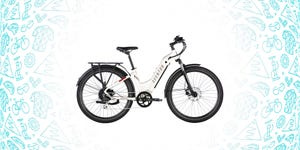 aventon level 2 ebike in white