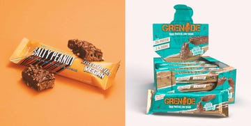 two different protein bars one from grenade and another from barebells