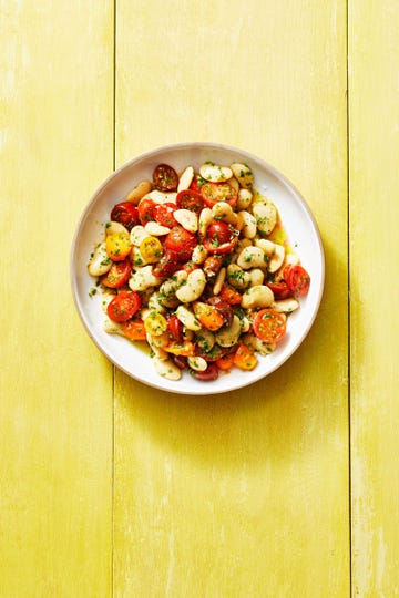 butter bean salad with herby vinaigrette