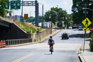 cycling to save gas