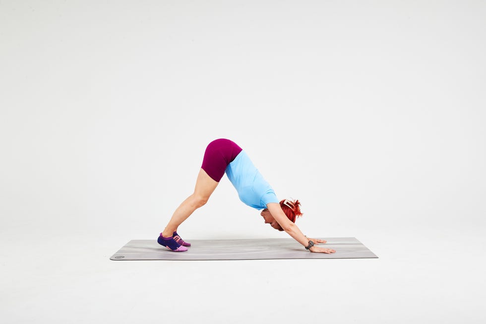 hamstring stretches, downward dog