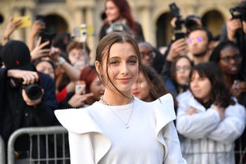 paris, france   october 01 emma chamberlain attends the louis vuitton womenswear springsummer 2020 show as part of paris fashion week on october 01, 2019 in paris, france photo by jacopo raulegetty images