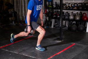 a man working out in a gym